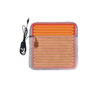 Cuscino riscaldante per piedi, coperta calda in velluto lavabile, riscaldamento USB con cinque impostazioni, riscaldatore elettrico con timer controllato dalla temperatura, questo tappetino luminoso
