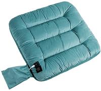 Cuscino riscaldante per sedile riscaldante Usb Cuscino riscaldante elettrico per ufficio Cuscino riscaldante per cuscino invernale in peluche (colore : verde+batteria portatile, dimensioni: 45 x 45)