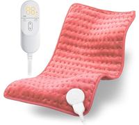 Cuscino riscaldante per spalle e schiena, regalo per mamma e donna, 30,5 x 61 cm (rosa chiaro)