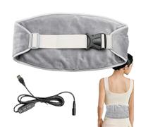 Cuscino riscaldante portatile - Cintura elettrica per alleviare i crampi | Cintura elastica regolabile, riscaldamento rapido 3 - Pad termico | morbido velluto, spegnimento automatico, multiuso per