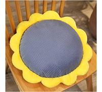 Cuscino riscaldante rotondo per sedile a forma di cartone animato, ricarica USB, isolamento antiscivolo e termico per casa e ufficio (colore: blu, dimensioni: 40 x 40 cm)
