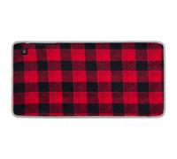 Cuscino riscaldante USB, 89,9 x 45 x 1,5 cm, a quadri, con 4 zone di riscaldamento, 3 livelli di temperatura, cuscino riscaldante elettrico per sacco a pelo, sedia da ufficio, auto, animali domestici