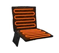 Cuscino Riscaldato Sedia Stadio 40cm, Heated Cushion USB Portatile, Cuscino del Sedile Riscaldato Pieghevole per Fianchi, 3 Livelli Calore per Bleacher, Invernale, Campeggio, Pesca, Caccia