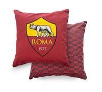 Cuscino Roma A.S. ufficiale fodera puro cotone imbottito sfoderabile 40 x 40 cm