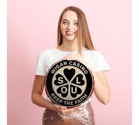 Cuscino Rotondo 14" Keep The Faith Northern Soul Wigan Casino