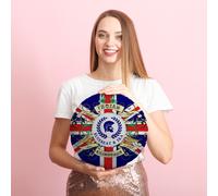 Cuscino Rotondo Decorativo Union Jack 14"