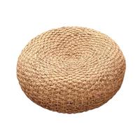 Cuscino Rotondo for Meditazione Yoga Tatami in Rattan Cuscino futon Addensato Cuscino for Sala da tè Intrecciato in Paglia Decorazioni for la casa per Yoga e Mindfulness(Type6)
