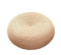 Cuscino Rotondo for Meditazione Yoga Tatami in Rattan Cuscino futon Addensato Cuscino for Sala da tè Intrecciato in Paglia Decorazioni for la casa per Yoga e Mindfulness(Type2)