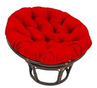 Cuscino rotondo impermeabile per sedia sospesa, 60 x 60 cm, elegante cuscino per sedia a dondolo da giardino, perfetto per mobili da giardino e terrazza