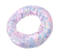 Cuscino rotondo in broccato di seta di colore rosa for ciotole sonore da 6-12 "8-14" for campane tibetane fatte a mano in Nepal Cuscino rotondo (Size : 7 inch 1 pc)