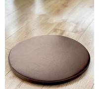 Cuscino Rotondo in Memory Foam - Cuscinetto Antiscivolo in Similpelle per sedie, sgabelli e divani - Morbido Cuscino Decorativo per la casa, Ideale per Il Comfort di Camera da Letto e Soggiorno (