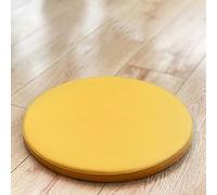 Cuscino Rotondo in Memory Foam - Cuscinetto Antiscivolo in Similpelle per sedie, sgabelli e divani - Morbido Cuscino Decorativo per la casa, Ideale per Il Comfort di Camera da Letto e Soggiorno (