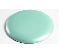 Cuscino rotondo in pelle per sedia da pranzo, cuscino impermeabile in spugna per sgabello da bar e finestra a bovindo