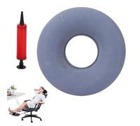 Cuscino Rotondo Ortopedico Gonfiabile, Cuscino da Seduta per Emorroidi,Morbido con Pompa,Ciambella Gonfiabile,Poliestere per Emorroidi, Infiammazioni, Dolori al Coccige, Cisti, Gravidanza, Post-Parto