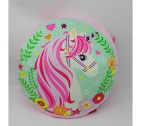 Cuscino Rotondo Per Arredo Casa Personaggi Lol 44 Gatti Unicorno In Ciniglia