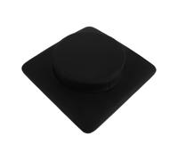 Cuscino Rotondo per Sedia da Bagno, Inserto 30cm Nero