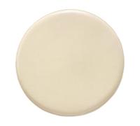 Cuscino rotondo per sedia da pranzo, antiscivolo, in memory foam, cuscino per sedia in pelle, impermeabile e resistente (beige-giallo, 35 cm)