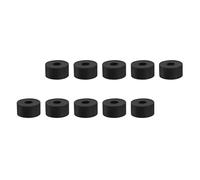 Cuscino Rotondo per Vaso da Fiori 16 Pezzi in Gomma Nero | Supporto per Piante e Elettrodomestici, Assorbe Urti, Riduce Macchie D'acqua
