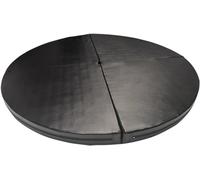Cuscino rotondo portatile da ballo spesso 10,2 cm, antiscivolo, per casa, studio e fitness, sicurezza e comfort, ideale per allenamento ed esercizio fisico