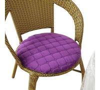 Cuscino rotondo quadrati cuscino comfort Diametro 30cm/35cm/40cm/45cm sgabello da bar, cuscino per seduta, adatto per casa, sedia da ufficio e tutte le sedie(H12,Diamètre 30cm (11.8))