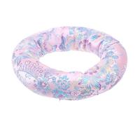 Cuscino Rotondo Rosa in Cotone per Ciotola Sonora Buddha | Leggero e Facile da Portare, Protegge Bordo, Non Graffia, per Valigia o Mano