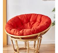 Cuscino rotondo trapuntato per sedia, 50 cm, spesso, per interni ed esterni, con design ad anello per comfort e stile, ideale per sedie da pranzo e patio