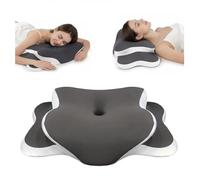 Cuscino Sagomato, Cuscino Cervicale Ergonomico Per Il Dolore Al Collo, Cuscino Ortopedico Regolabile In Memory Foam, Per Chi Dorme Su Un Fianco, Sulla Schiena O A Pancia In Dark Gray 60*40*12cm