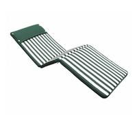 Cuscino Sao Tome Lettino Fantasia Riga in Poliestere cm 194,5x59 Verde DecHome