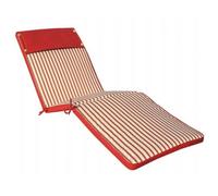 Cuscino Sao Tome Lettino in Poliestere cm 194,5x59 Rosso CU805692 DecHome