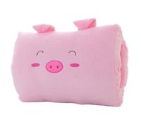 Cuscino scaldamani Cartone animato maiale Custodia scaldamani Cuscino per pisolino non elettrico per gli elementi essenziali del viaggio invernale