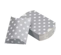 Cuscino Scatole,100pz 4.5 x 2.8",Argento Tono,Bianco