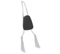 Cuscino Schienale Cuscini Per Schienale Moto Per Per Vulcan 1500 Classic 1986-2013 Cuscino Per Sissy Bar Passeggero Posteriore Moto Sissy Bar Portapacchi(Argento)
