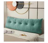 Cuscino Schienale Letto 1pc Bed Cushion Large Backrest Triangle Cushion Soft Comforts And Dormitory Bedroom Simple Detachable Pillows For Bedroom Decor(Green,120x40x12cm)