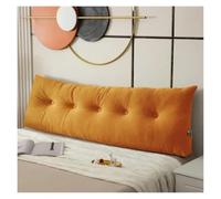 Cuscino Schienale Letto 1pc Bed Cushion Large Backrest Triangle Cushion Soft Comforts And Dormitory Bedroom Simple Detachable Pillows For Bedroom Decor(Orange,60x40x12cm)