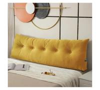 Cuscino Schienale Letto 1pc Bed Cushion Large Backrest Triangle Cushion Soft Comforts And Dormitory Bedroom Simple Detachable Pillows For Bedroom Decor(Yellow,80x40x12cm)