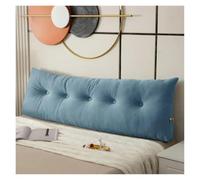 Cuscino Schienale Letto 1pc Bed Cushion Large Backrest Triangle Cushion Soft Comforts And Dormitory Bedroom Simple Detachable Pillows For Bedroom Decor(Blue,120x40x12cm)