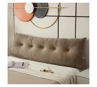 Cuscino Schienale Letto 1pc Bed Cushion Large Backrest Triangle Cushion Soft Comforts And Dormitory Bedroom Simple Detachable Pillows For Bedroom Decor(Brown,60x40x12cm)