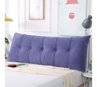 Cuscino Schienale Letto E Divano CuscinoLetto Premium 60/80/120/140/150/160/180/200cm Singolo/Matrimoniale Cuscini Testata letto Removibile Lavabile Lettura Schienale ( Color : #19 , Size : 120x60x20c