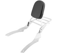 Cuscino Schienale Posteriore Per Moto Con Portapacchi Per Yamaha V Star XVS400 Per Custom 1996-2017 Sissy Bar Motocicletta Passeggero Poggiaschiena