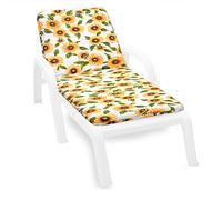 Cuscino Sdraio Piscina Mare Moderno Girasoli Copri Seduta Lettino Morbido Fiori