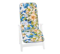 Cuscino Sdraio Poltrona Pieghevole Floreale Morbido Copri Lettino Sedia Giardino