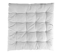Set 2 Cuscino sedia outdoor idrorepellente grigio 40x40 cm, in cotone e poliestere, Estè