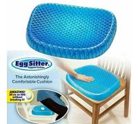 CUSCINO SEDIA ANTIDECUBITO IN MEMORY GEL POSTURA SCHIENA UFFICIO AUTO ESTERNO