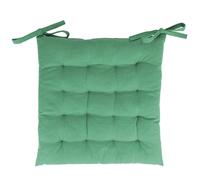 GALILEO SpA Set 5 Cuscino sedia con lacci 40x40 cm, verde amazzonia, Sibilla
