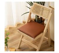 Cuscino Sedia Impermeabile Antiscivolo Con Memory Foam Rivestimento In Ecopelle Premium For Cucina Sala Da Pranzo Ufficio E Soggiorno(Red,40 * 40 * 4cm)