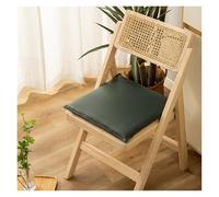 Cuscino Sedia Impermeabile Antiscivolo Con Memory Foam Rivestimento In Ecopelle Premium For Cucina Sala Da Pranzo Ufficio E Soggiorno(Green,40 * 40 * 4cm)