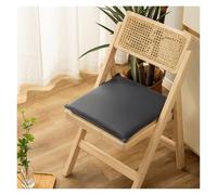 Cuscino Sedia Impermeabile Antiscivolo Con Memory Foam Rivestimento In Ecopelle Premium For Cucina Sala Da Pranzo Ufficio E Soggiorno(Black,45 * 45 * 4cm)