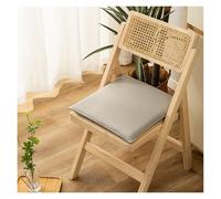 Cuscino Sedia Impermeabile Antiscivolo Con Memory Foam Rivestimento In Ecopelle Premium For Cucina Sala Da Pranzo Ufficio E Soggiorno(Gray,45 * 45 * 4cm)