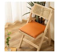 Cuscino Sedia Impermeabile Antiscivolo Con Memory Foam Rivestimento In Ecopelle Premium For Cucina Sala Da Pranzo Ufficio E Soggiorno(Orange,40 * 40 * 4cm)