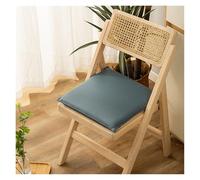 Cuscino Sedia Impermeabile Antiscivolo Con Memory Foam Rivestimento In Ecopelle Premium For Cucina Sala Da Pranzo Ufficio E Soggiorno(Blue,40 * 40 * 4cm)